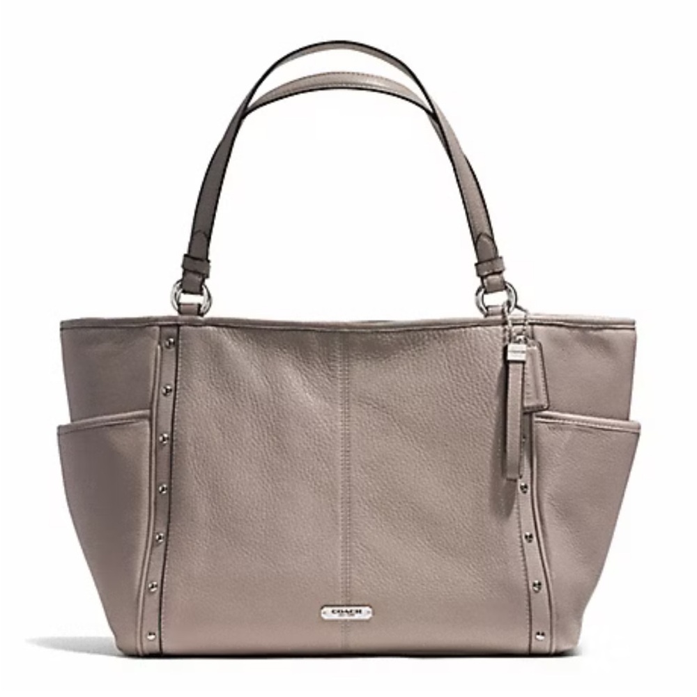 Coach Park Studded Carrie Tote EUC
